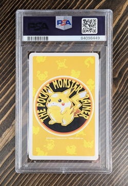1998 Bellsprout Jack-o-Diamonds Pokemon Yellow Playing Card JP - PSA 10 - POP 4! - Image 3