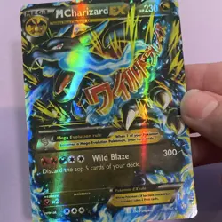M Charizard EX Ultra Rare Holo 69/106 Flashfire Mega Evolution Pokemon Card - Image 4