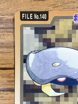 Pokemon Carddass Card Kabuto File No.140 Bandai Pocket Monsters 1997 Japan - Image 3