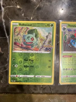 Pokemon TCG Pokemon Go Card Lot Venusaur Ivysaur and Bulbasaur NM - Image 4