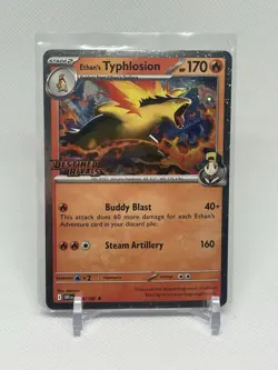 Destined Rivals Stamped Pre-Release Promo Set of 4 Cards - One Card Double Swirl - Image 2