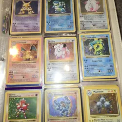 Pokemon Cards Lot Vintage 1st Edition, Base Set Shadowless Pokemon Cards - Image 2