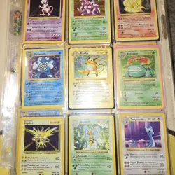 Pokemon Cards Lot Vintage 1st Edition, Base Set Shadowless Pokemon Cards - Image 3