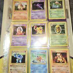 Pokemon Cards Lot Vintage 1st Edition, Base Set Shadowless Pokemon Cards - Image 5