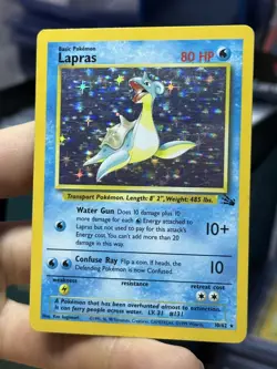 Haunter 6/62 Lapras 10/62 Fossil 1999 Holo Rare Vintage Pokemon Card Lot WOTC - Image 3