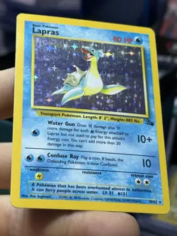 Haunter 6/62 Lapras 10/62 Fossil 1999 Holo Rare Vintage Pokemon Card Lot WOTC - Image 4