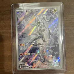 Pokemon N's Reshiram & N's Zekrom Full Art Holo 2025 JTG/MEP Promo Lot (2 Cards) - Image 2