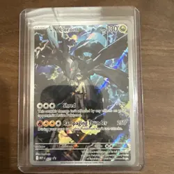 Pokemon N's Reshiram & N's Zekrom Full Art Holo 2025 JTG/MEP Promo Lot (2 Cards) - Image 4