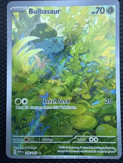 Bulbasaur Holo Card 166/165 Scarlet & Violet 151 Series Near Mint/Mint Condition - Image 1
