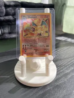 Pokemon TCG Charizard Base Set Holo Unlimited Rare Card 4/102 Heavily Played - Image 5