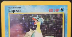 Pokemon Lapras 80 HP Holo Rare Fossil 10/62 Wizards Card 1999 - Image 2