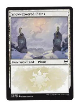 MTG Kaldheim Snow-Covered Lands Lot of 10 Cards Total Plains Island Swamp Forest - Image 1