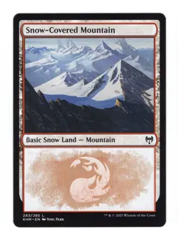 MTG Kaldheim Snow-Covered Lands Lot of 10 Cards Total Plains Island Swamp Forest - Image 4