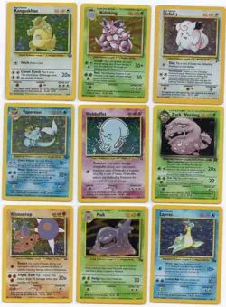 Pokemon 9 Card Lot #5 - Japanese & English - Modern-WOTC Vintage -HP/NM - Image 1