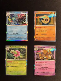 Mega Evolution Promo Prerelease All 4 Cards MEP001,002,003,004 Mep Stamped Base - Image 1