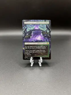 Magic The Gathering Overgrown Tomb (Borderless) Lorwyn Eclipsed Regular - Image 2