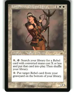 Magic the Gathering - Nemesis Lin Sivvi, Defiant Hero 12 Rare 2000 - Image 1