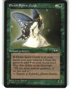 Magic the Gathering - Alliances Elvish Spirit Guide 69 Uncommon 1996 - Image 1