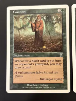 2x COMPOST MTG 7th Edition Uncommon NM LP Magic the Gathering - Image 2