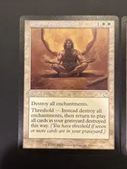 2x Cleansing Meditation Torment MTG Magic the Gathering Uncommon UP NM - Image 2