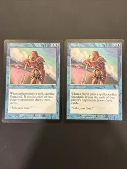2x Standstill Odyssey Mtg Magic UP NM Blue Uncommon - Image 1