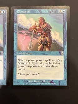 2x Standstill Odyssey Mtg Magic UP NM Blue Uncommon - Image 3