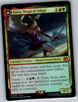 Terra, Magical Adept 245 Foil FINAL FANTASY - Magic The Gathering MTG - NM - Image 1