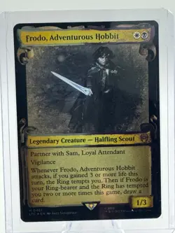 Near Mint Foil Frodo, Adventurous Hobbit (Showcase Scrolls) LTC 461 Lord of the - Image 1