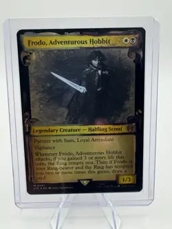 Near Mint Foil Frodo, Adventurous Hobbit (Showcase Scrolls) LTC 461 Lord of the - Image 2