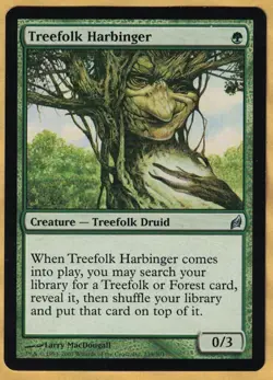 Treefolk Harbinger (Lorwyn, Uncommon, English, 2007) LP MTG - Image 1