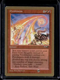 1996 Magic: The Gathering Alliances Pyrokinesis #NNO - Image 1