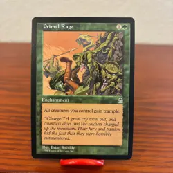 Vintage MTG Magic the Gathering Primal Rage Stronghold NM - Image 1