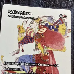 Kefka Palazzo - Purphoros, God of the Forge (Showcase) FFVI Regular Mythic NM - Image 2