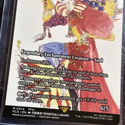 Kefka Palazzo - Purphoros, God of the Forge (Showcase) FFVI Regular Mythic NM - Image 3