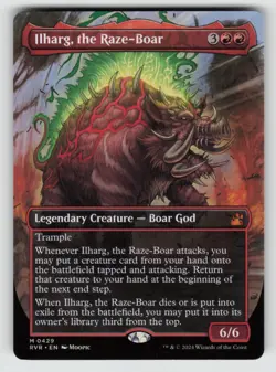Ilharg, the Raze-Boar (Anime Borderless) *Non-Foil* RVR 429 NM - Image 1