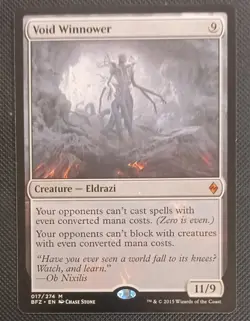 MTG Magic the Gathering Void Winnower 17/274 Battle for Zendikar NM Mythic - Image 1