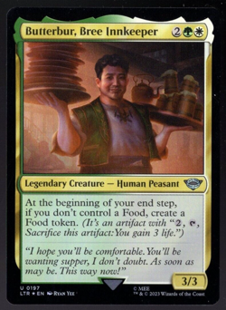 Butterbur, Bree Innkeeper 0197 Uncommon Foil Lord of the Rings MTG Near Mint - Image 1