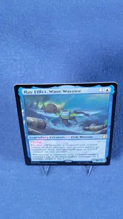 Ray Fillet, Wave Warrior - Surge Foil NM R MTG Commander: TMNT - Image 3