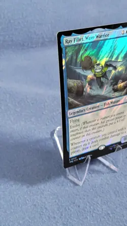 Ray Fillet, Wave Warrior - Surge Foil NM R MTG Commander: TMNT - Image 5