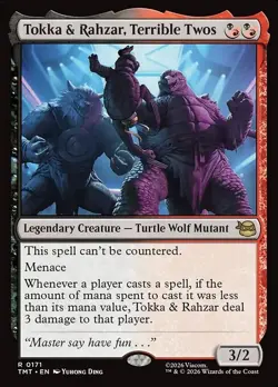 Tokka & Rahzar, Terrible Twos X1 FOIL-NM/M-Teenage Mutant Ninja Turtles - Image 1