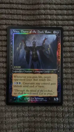 Magic: the Gathering / MtG Foil Vito, Thorn of the Dusk Rose x1 Magic 30 - Image 1