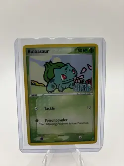 Pokemon TCG Bulbasaur Crystal Guardians 45/100 Reverse Holo Stamped Card LP/MP - Image 1