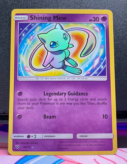 Shining Mew 40/73 Rare Holo | LP+ | Sun & Moon Shining Legends | 2017 Pokemon - Image 1