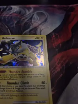 Pokemon Card - Raikou Cracked Ice Secret Wonders 16/132 Holo Rare LP/MP - Image 2