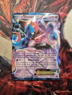 Deoxys EX - 53/116 - Pokemon Plasma Freeze Black & White Ultra Rare Card MP - Image 1