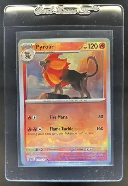 2025 Pokemon Prismatic Evolutions Pyroar Reverse Holo Poke Ball #016/131 - Image 1