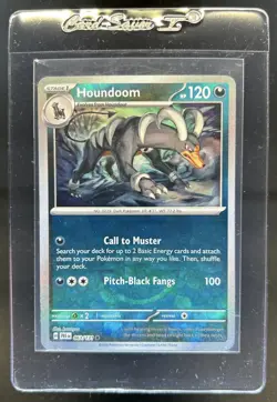 2025 Pokemon Prismatic Evolutions Houndoom Reverse Holo Poke Ball #063/131 - Image 1
