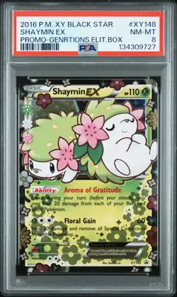 2016 POKEMON XY BLACK STAR PROMO XY148 SHAYMIN EX GENERATIONS ELITE TRAINER BOX - Image 1
