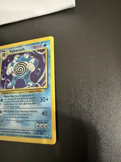 Poliwrath Base Set Pokemon TCG Card 13/102 Unlimited Holo Rare - Image 3