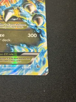 Pokemon M Charizard EX Flashfire Holo Card 69/106 2014 XY Series - Image 3